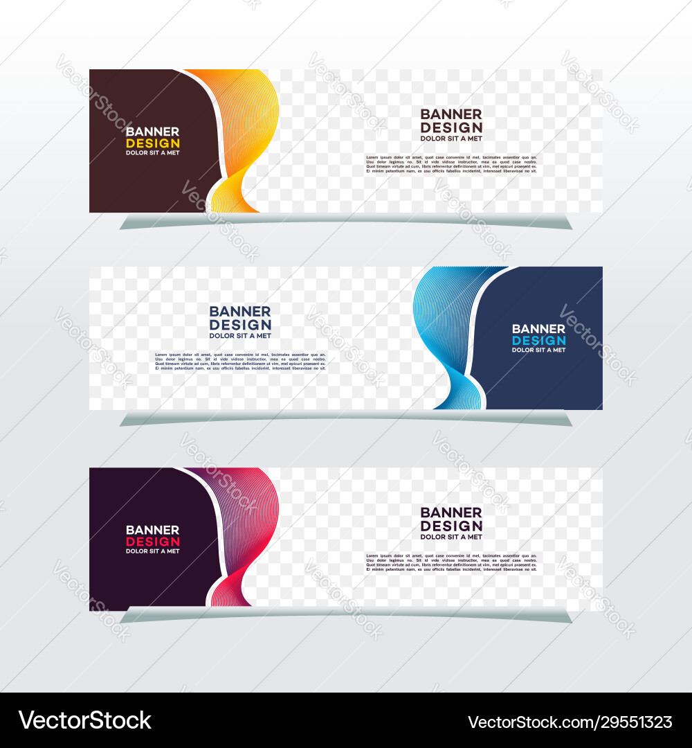Modern web banners template with diagonal Modern web banners template with diagonal vector image