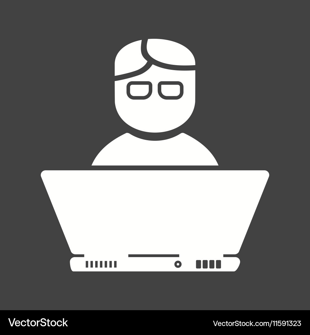 Software developer vector image