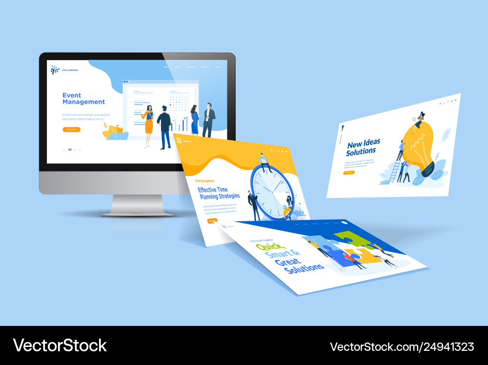 Web design template Web design template vector image