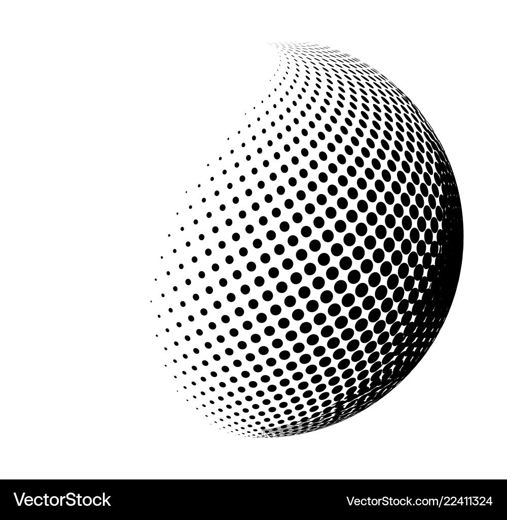 Halftone Kugel Logo Symbol Symbol Design Halftone Kugel Logo Symbol Symbol Design vektorbild
