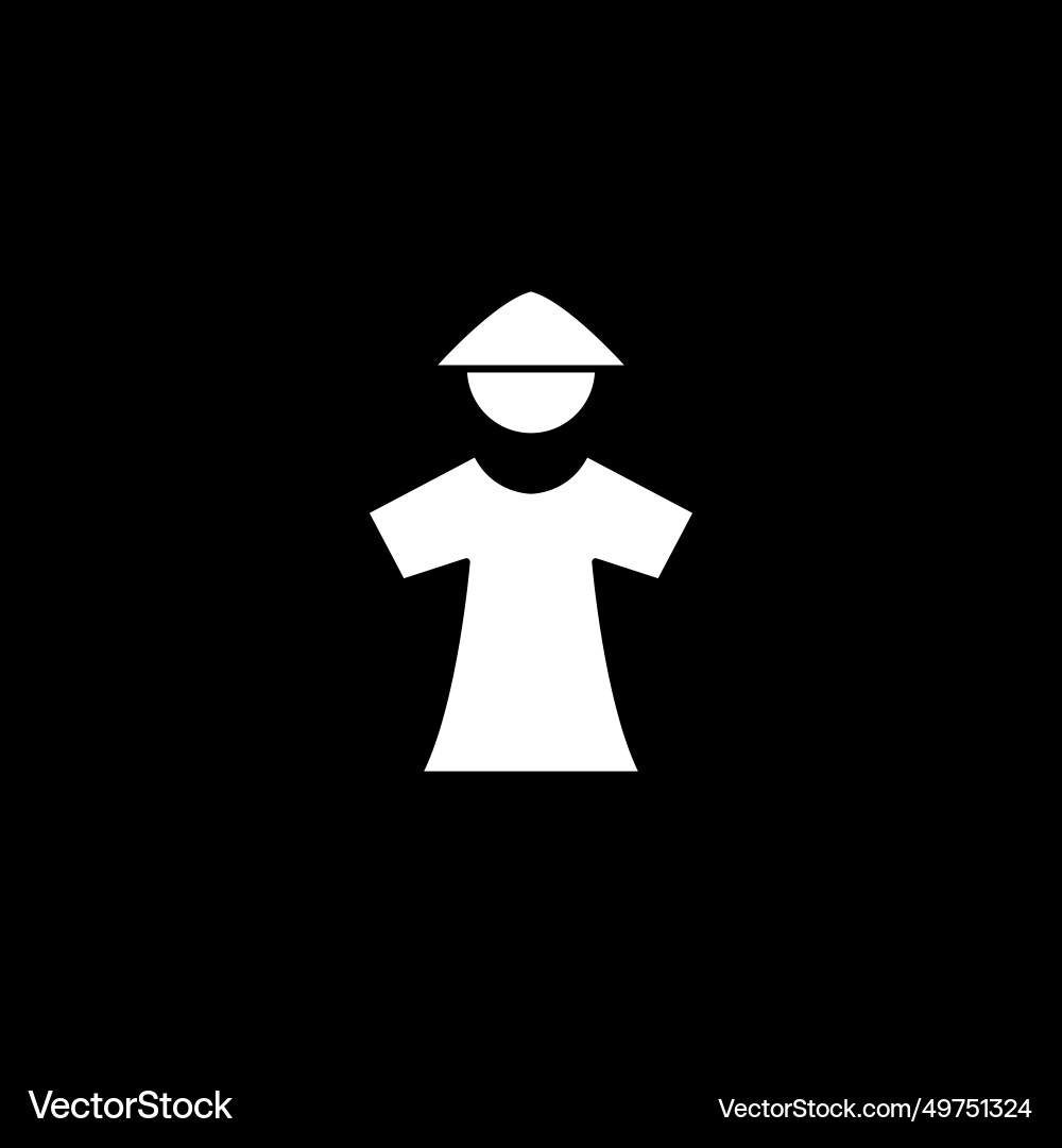 Rice field ghost image vector image