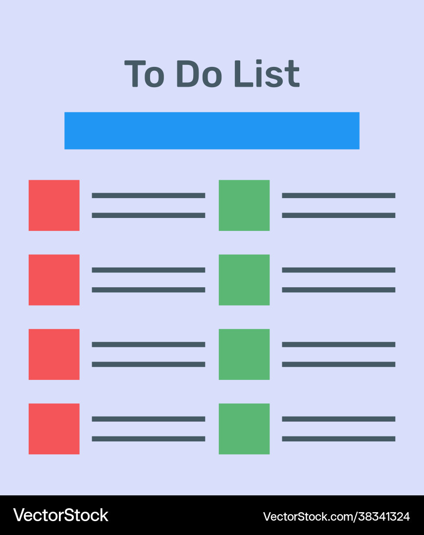 Task list Vector Image