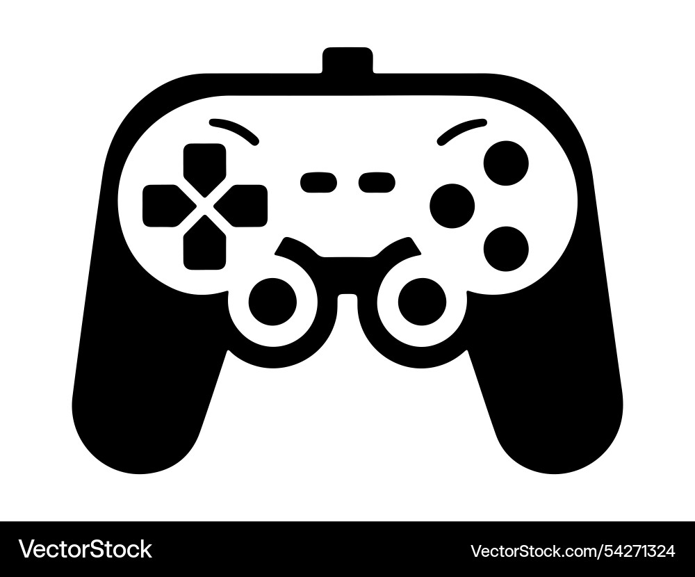 Wireless game controller on a white background Wireless game controller on a white background Vector Image