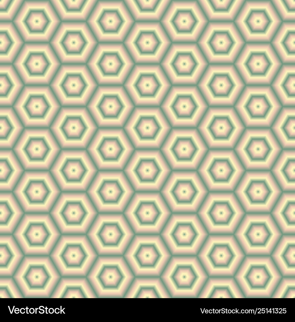 Background with hexagonal shapes seamless pattern vector image