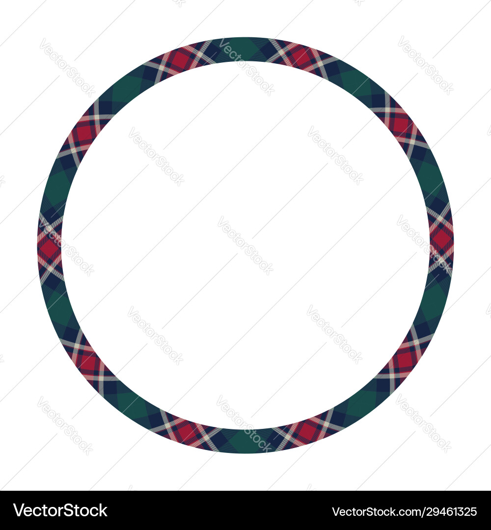 Circle borders and frames round border pattern Vector Image