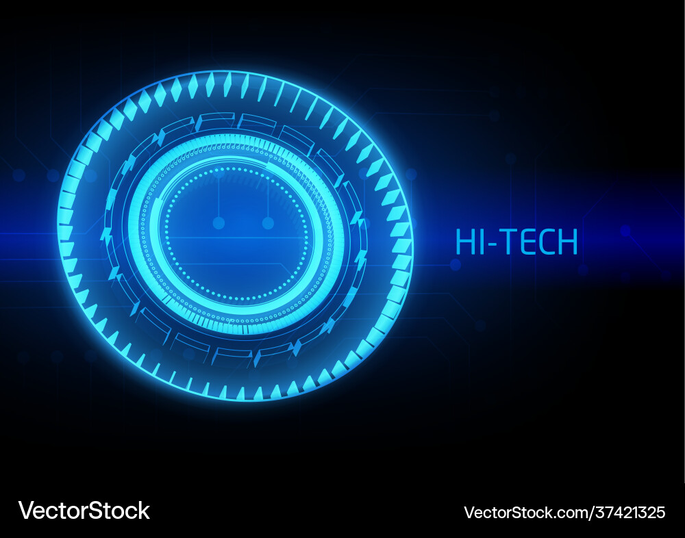 Circuit technology background with hi-tech digital Circuit technology background with hi-tech digital vector image