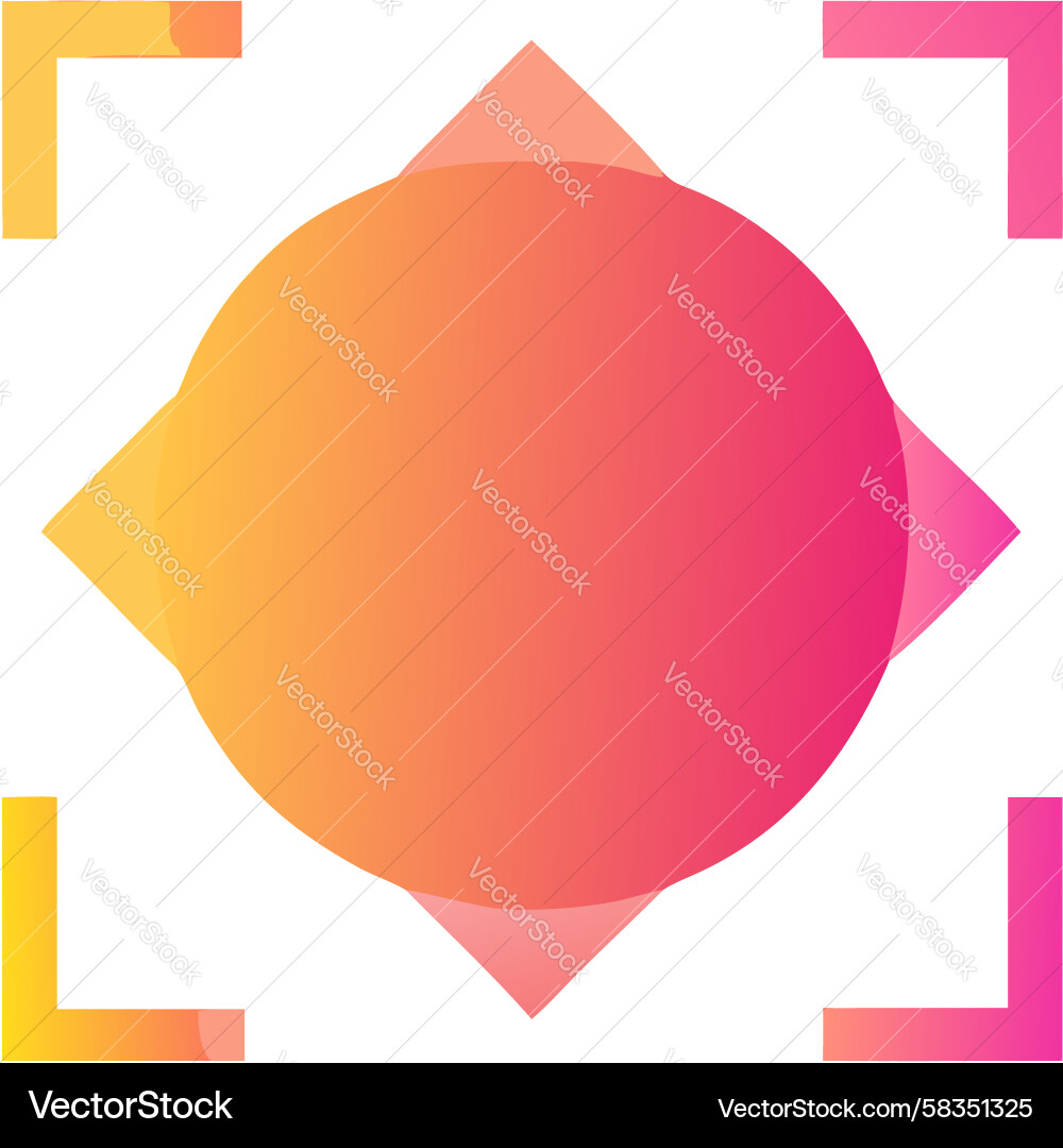 Gradient Focus Overlay Vector Image