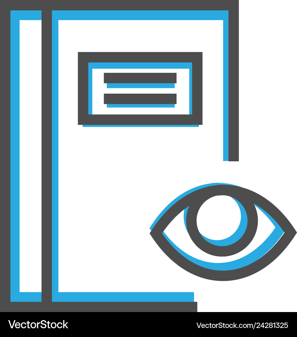 Notebook icon design interaction line Vector Image