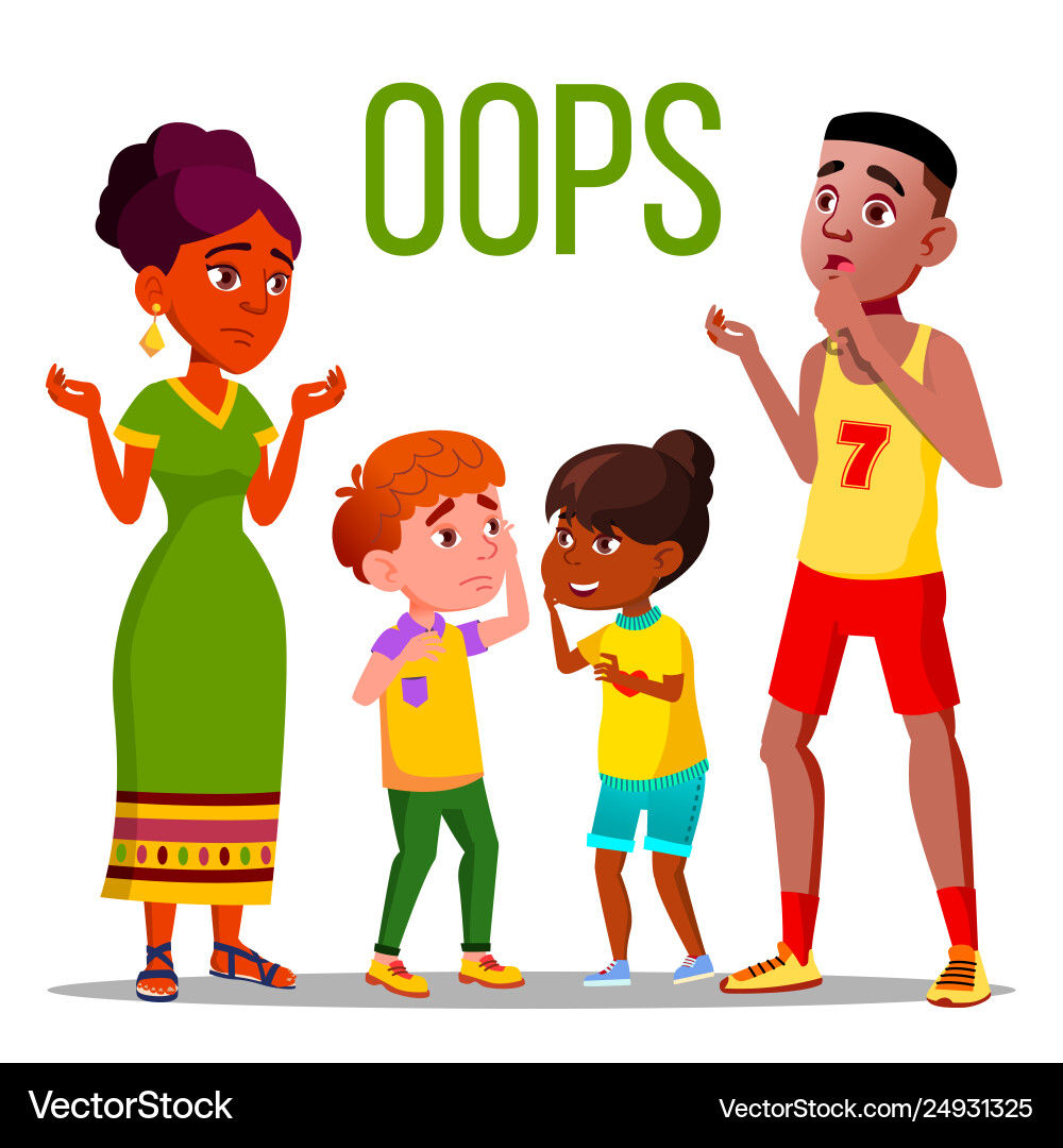 Problem reaction oops word concept banner Problem reaction oops word concept banner vector image