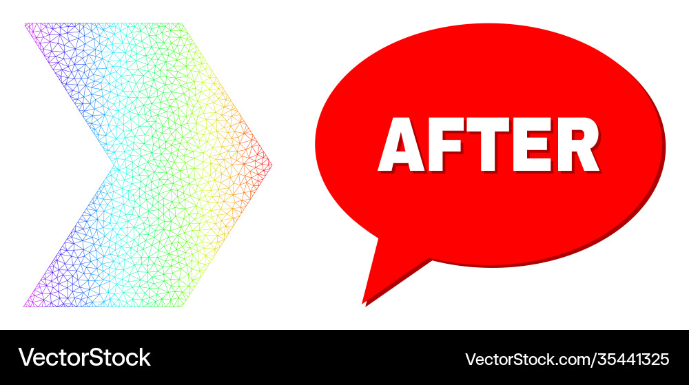 Rainbow net gradient direction right icon Rainbow net gradient direction right icon vector image