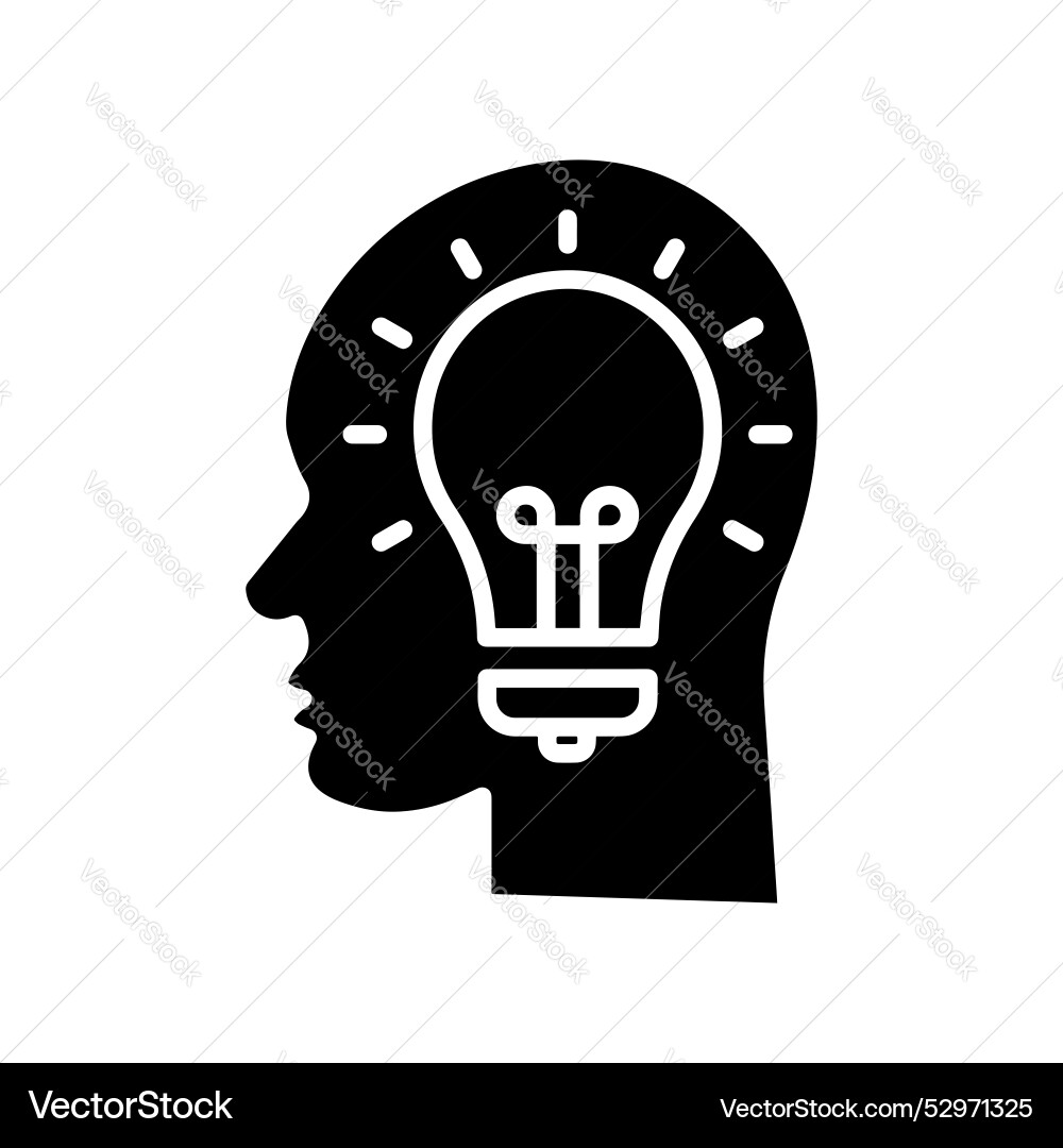 Understand line icon isolated on white background Understand line icon isolated on white background vector image