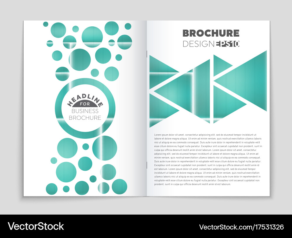 Abstract layout background set for art vector image