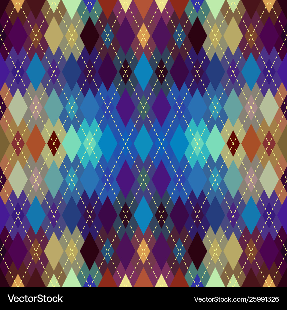 Argyle seamless pattern background Argyle seamless pattern background vector image