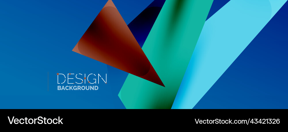 Background abstract overlapping shapes minimal Vector Image