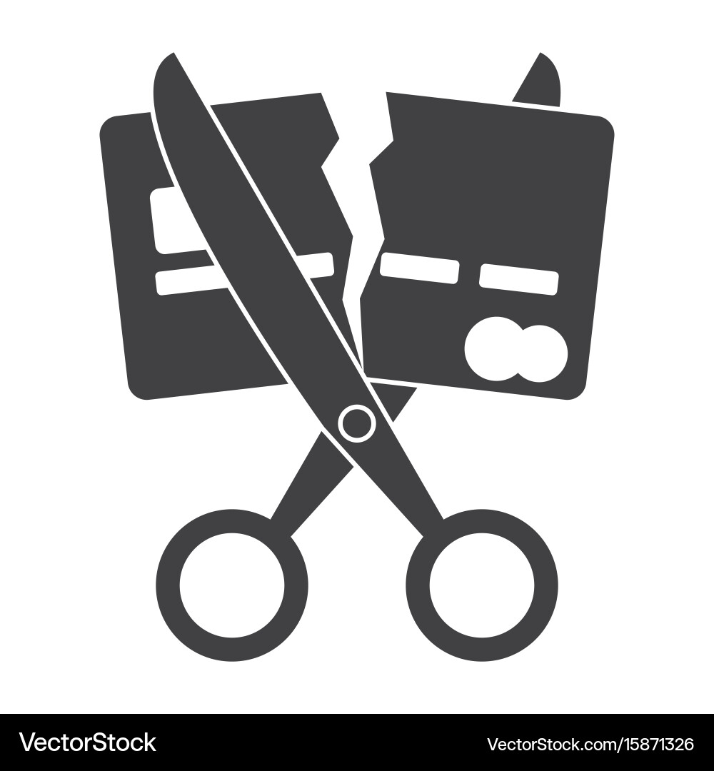 Debt free icon Royalty Free Vector Image - VectorStock