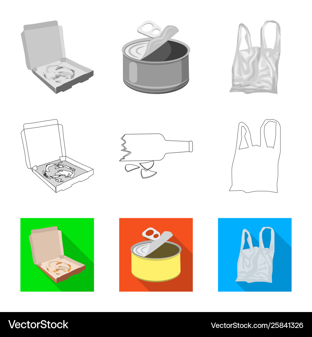 Dump and sort logo set vector image