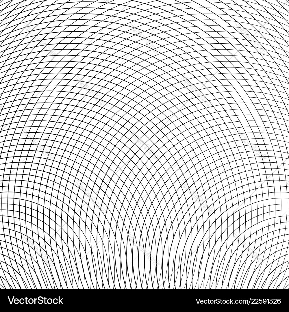Grid mesh of circular thin lines geometric Grid mesh of circular thin lines geometric vector image