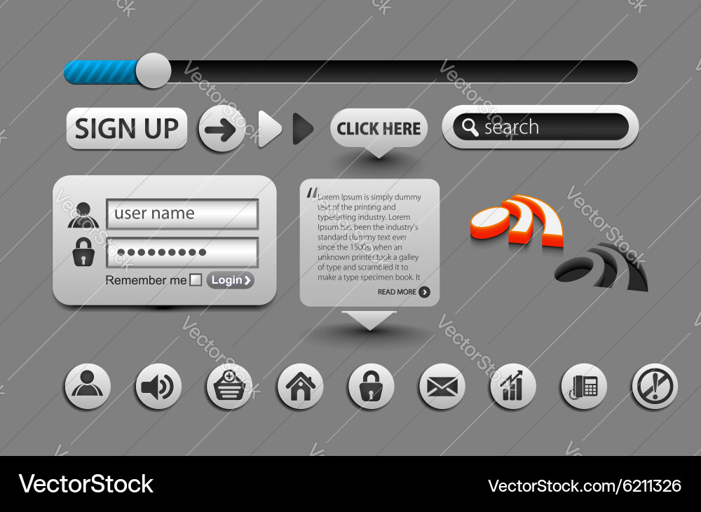 Layout element design Vector Image