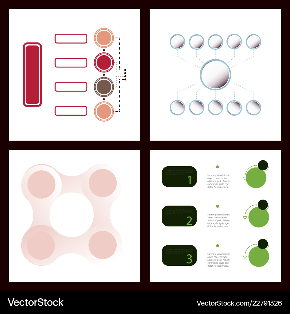 Process Infographic Chart with Arrows vector image