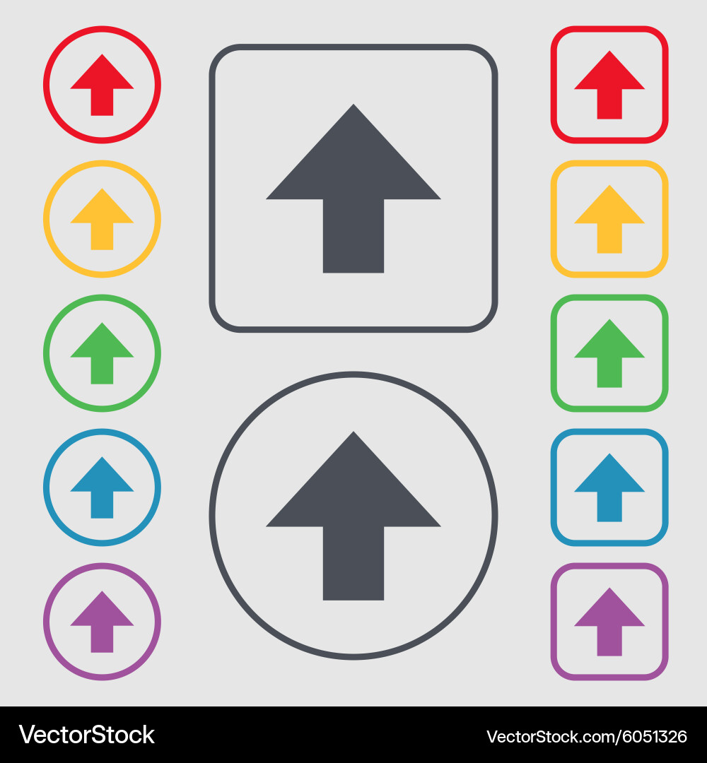 This side up sign icon fragile package symbol vector image