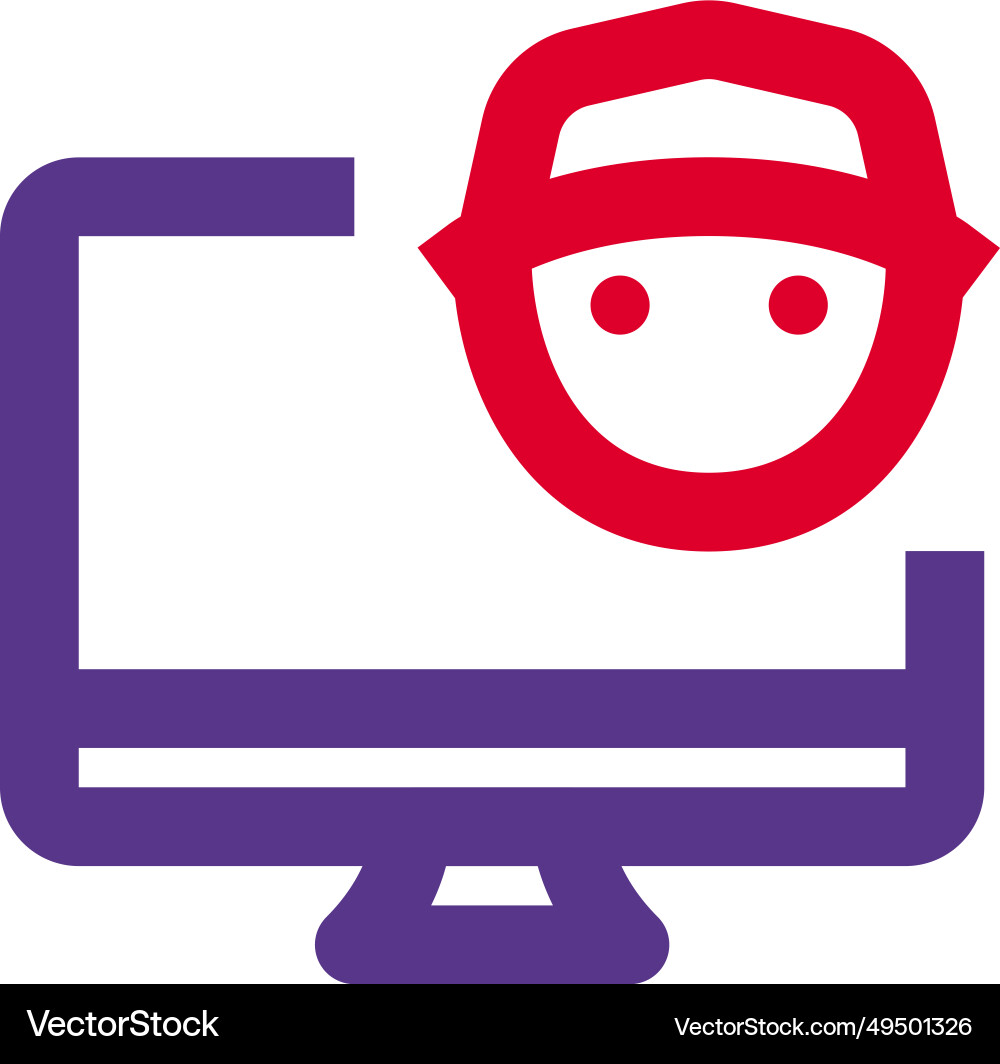 User managing system of computer vector image