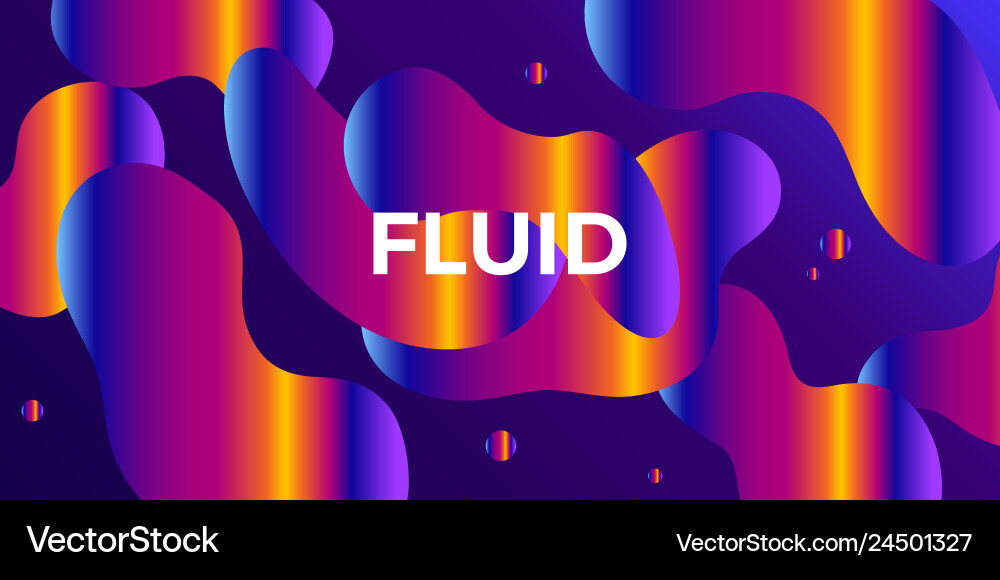Abstract design template with fluid shapes Abstract design template with fluid shapes vector image