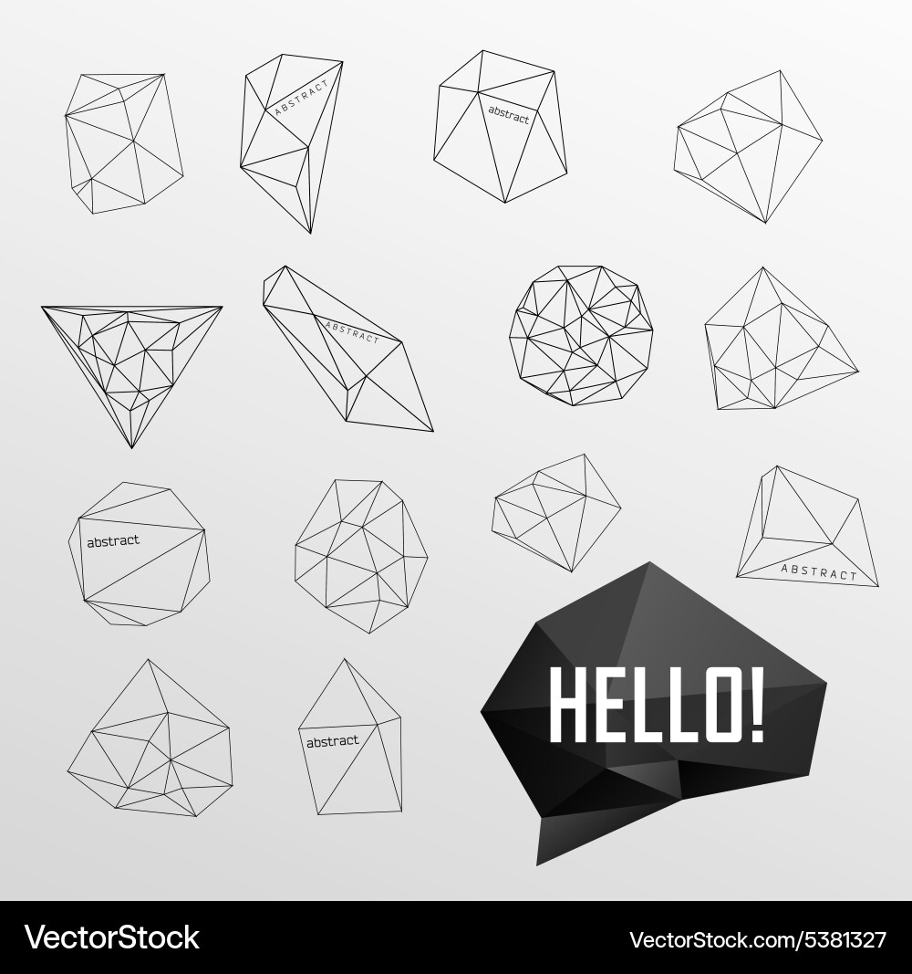 Abstract modern background with polygons design Abstract modern background with polygons design vector image