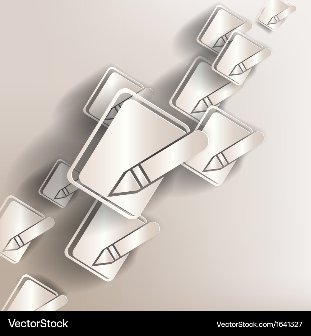 Paper Notes Background - Flat Style Vector Image