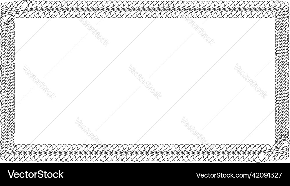 Scribble sketch lines rectangle plane squiggly vector image