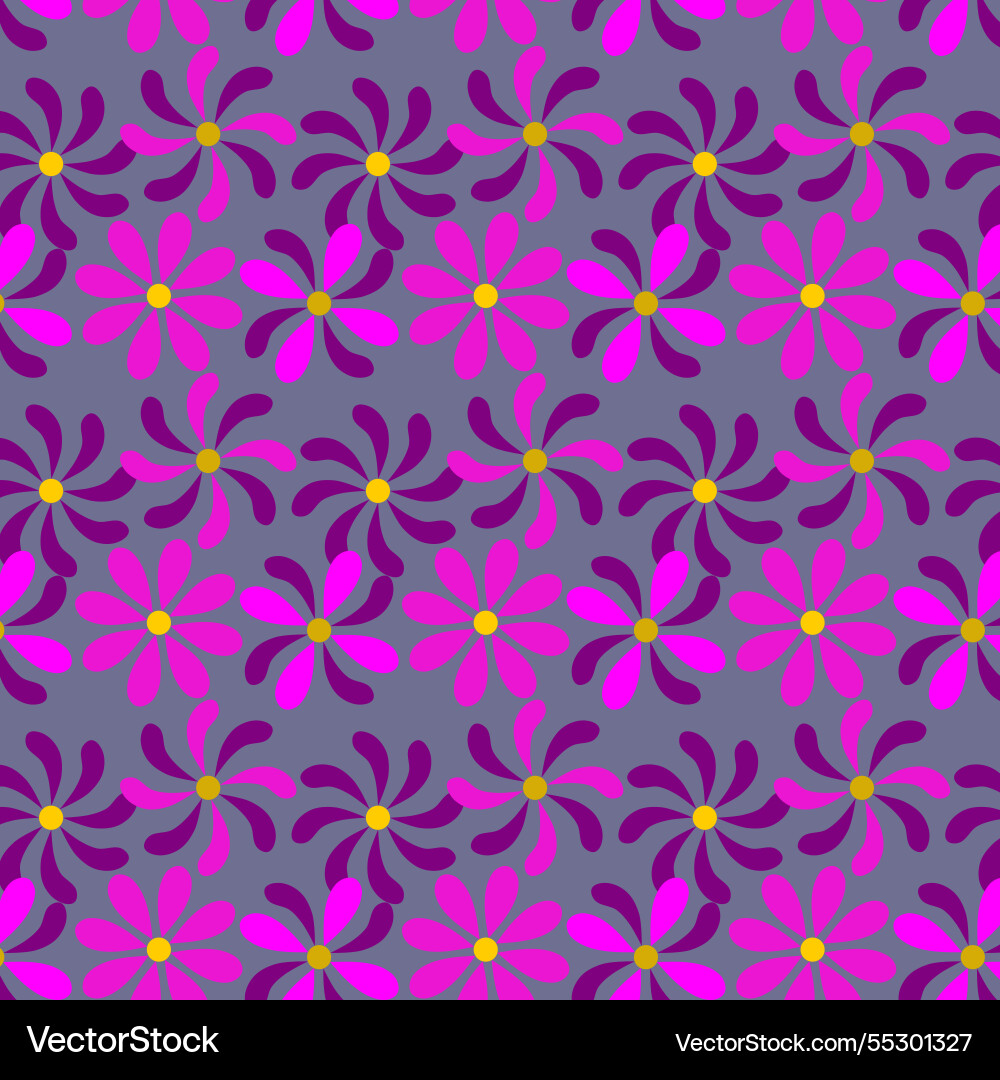 Seamless pattern with abstract image of flo Vector Image