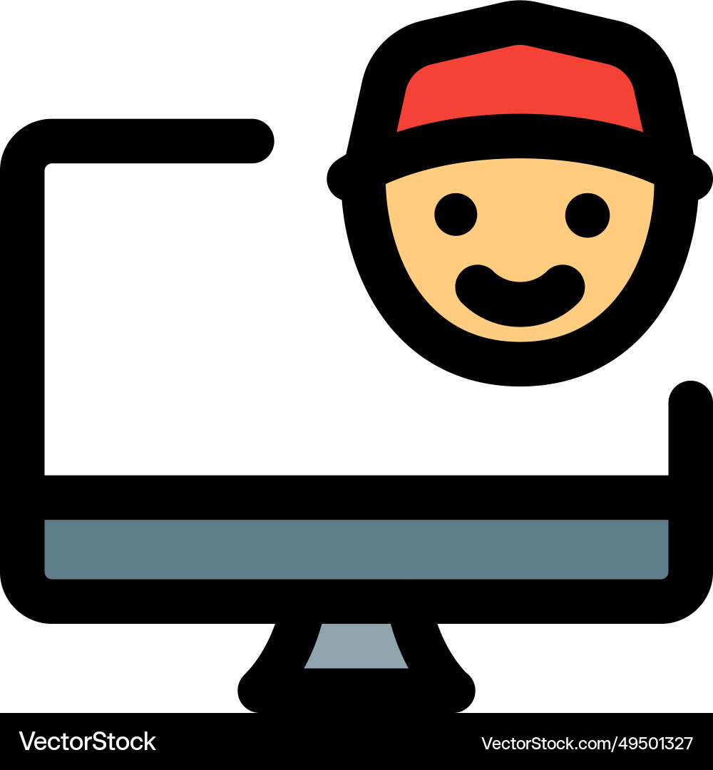 User managing system of computer vector image