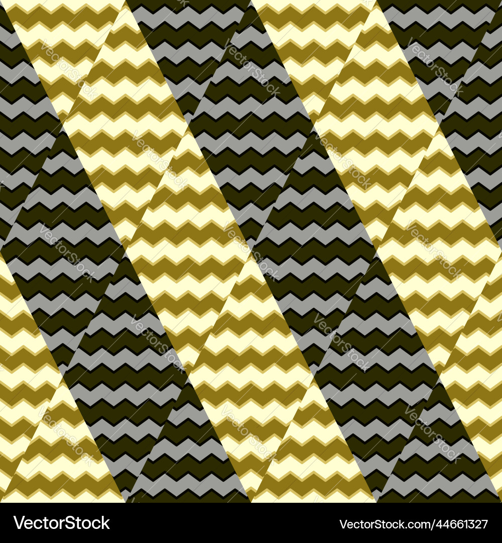 Zig zag wave seamless pattern hand drawn lines Zig zag wave seamless pattern hand drawn lines vector image