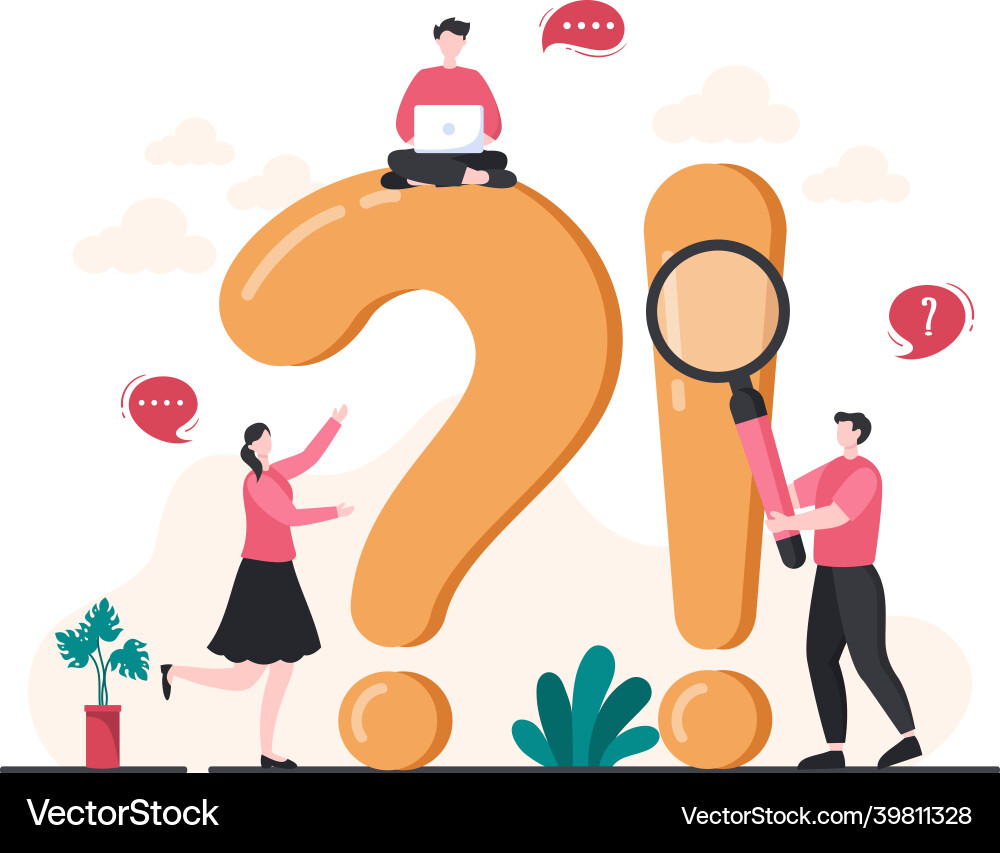 Faq or frequently asked questions for website Faq or frequently asked questions for website vector image