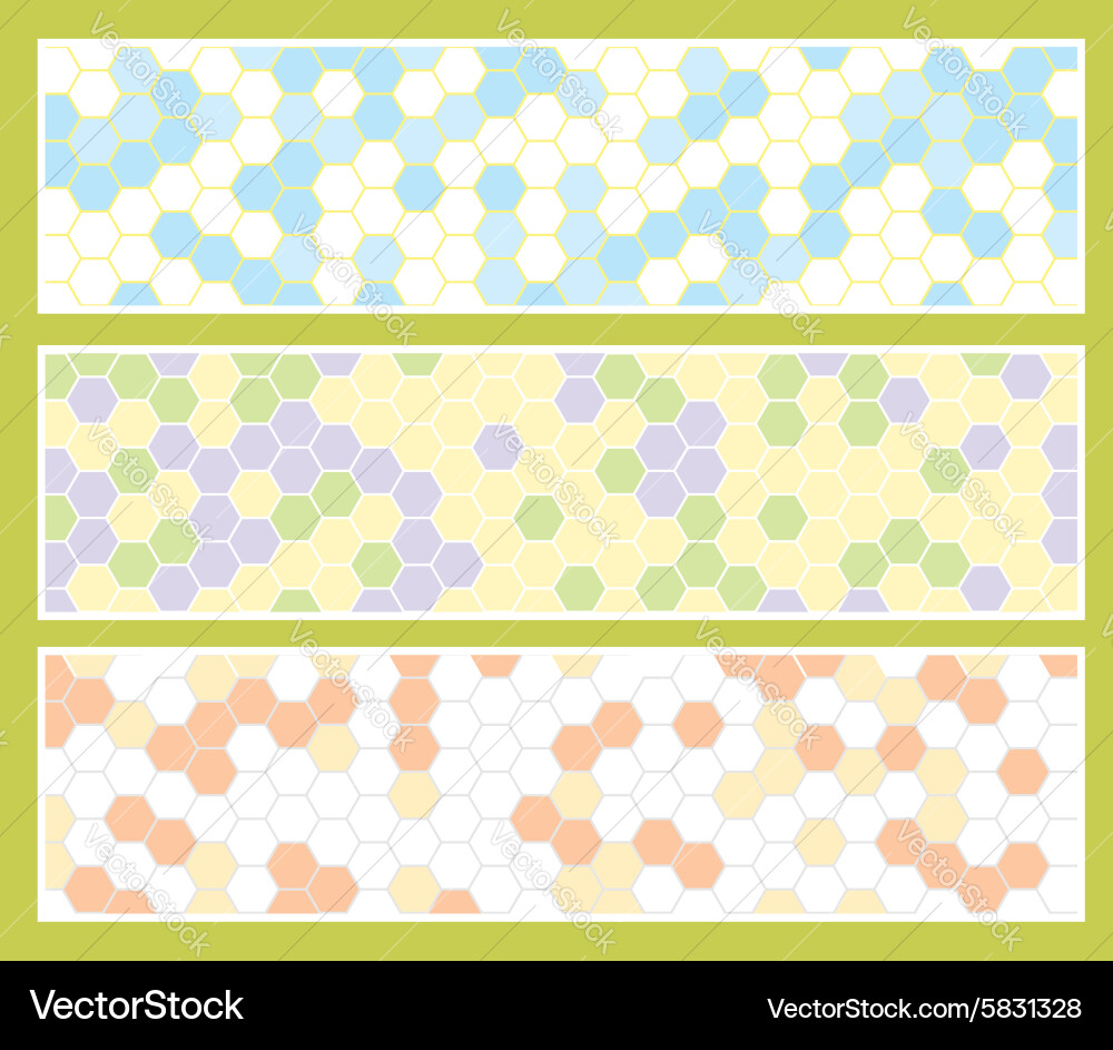 Light web headers set vector image
