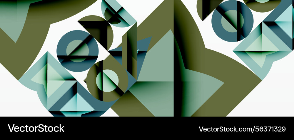 Abstract geometric composition shapes overlap Abstract geometric composition shapes overlap vector image
