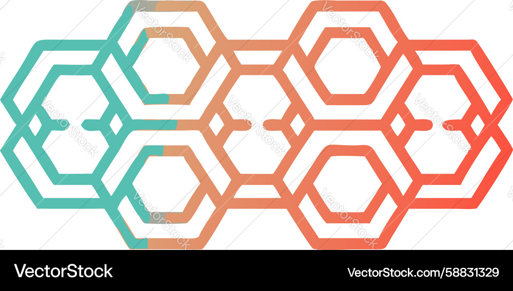Abstract geometric diamond pattern with repeating Vector Image