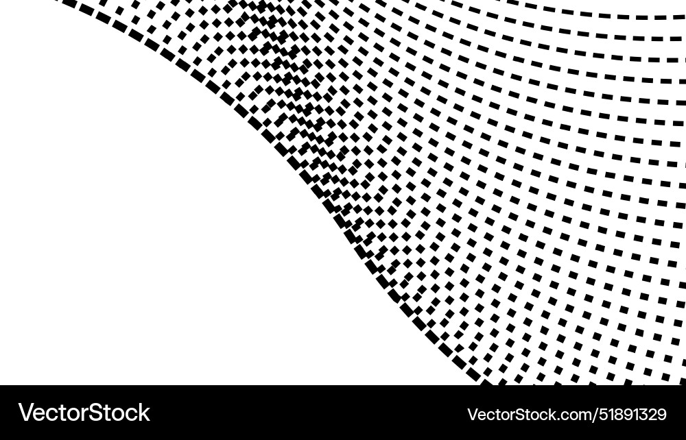 Black square halftone pattern abstract background Black square halftone pattern abstract background Vector Image