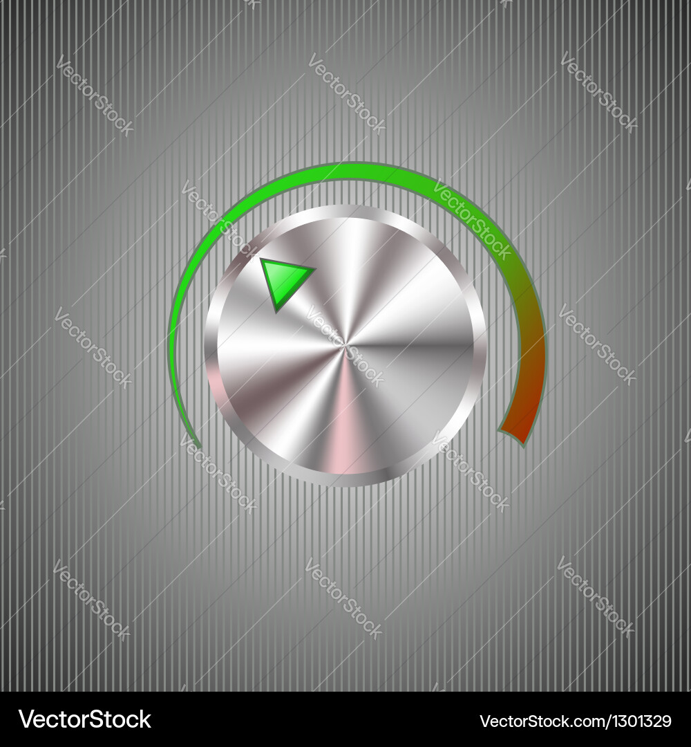 Control button vector image