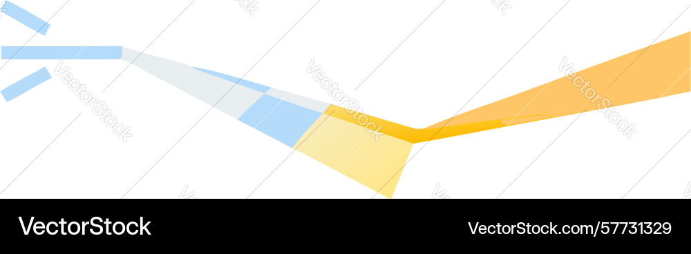 Dynamic light rays abstract energy beams design Vector Image