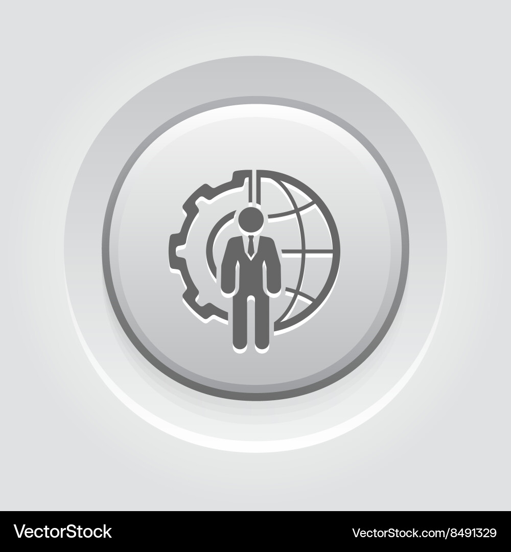 Global integration icon Vector Image