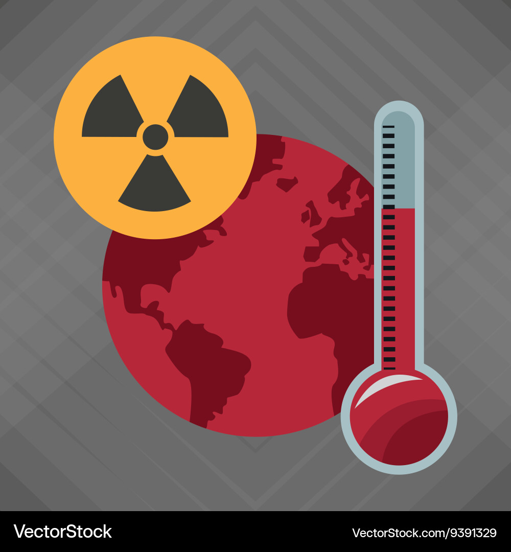 Save planet design environment icon flat Vector Image