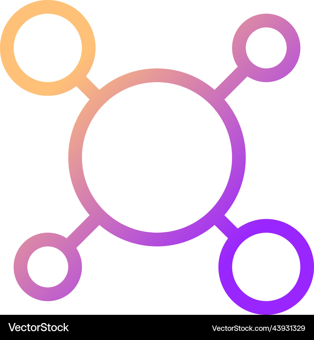 Structure of molecules pixel perfect gradient Structure of molecules pixel perfect gradient vector image