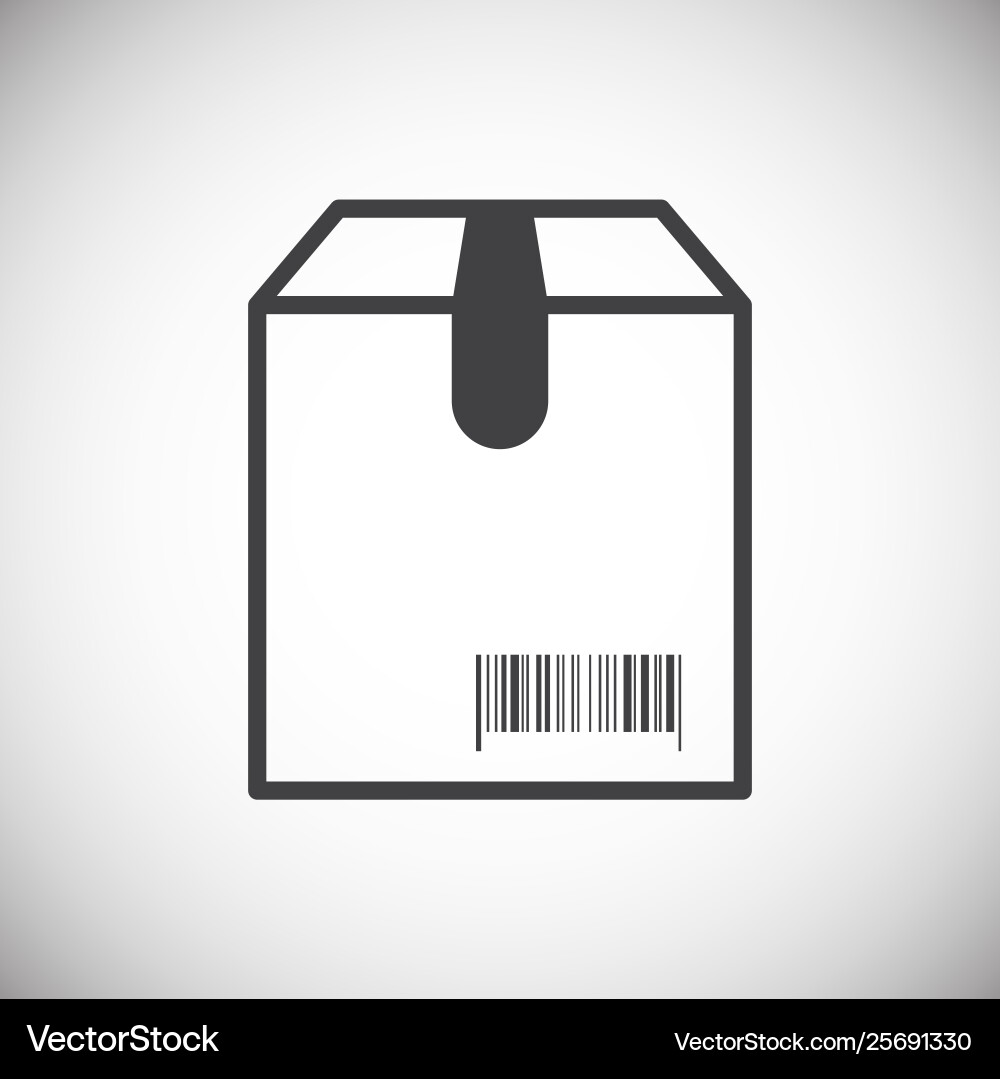 Barcode related icon on background for graphic Barcode related icon on background for graphic vector image