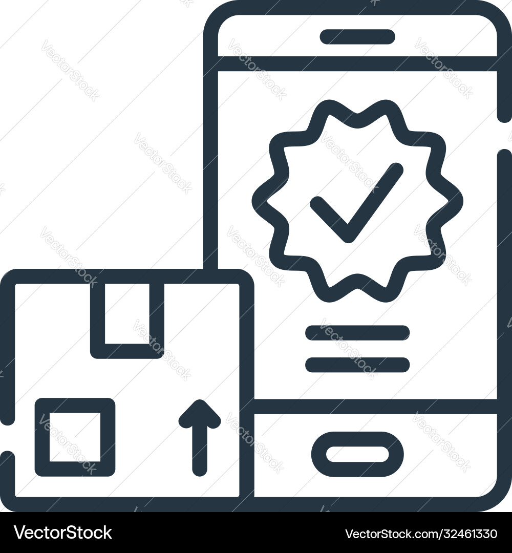 Confirmation icon isolated on white background Confirmation icon isolated on white background vector image