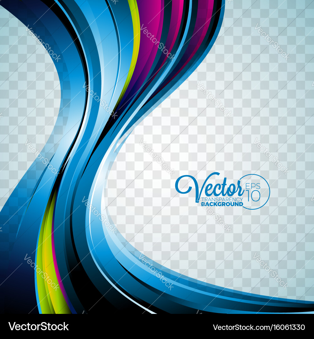 Dynamic Wave Background vector image