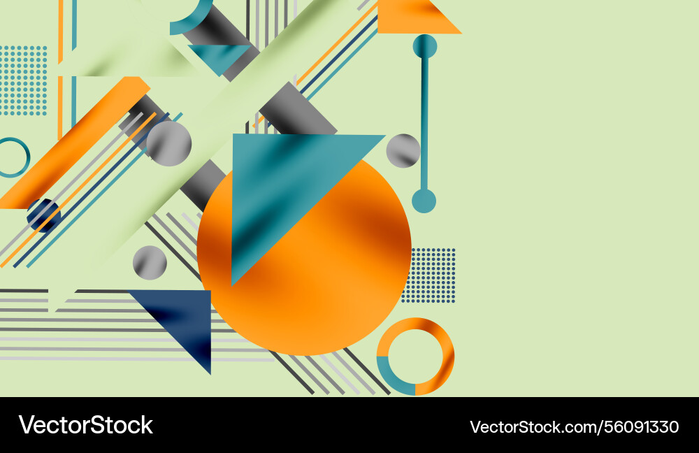 Geometric abstract background with bold shapes Geometric abstract background with bold shapes vector image