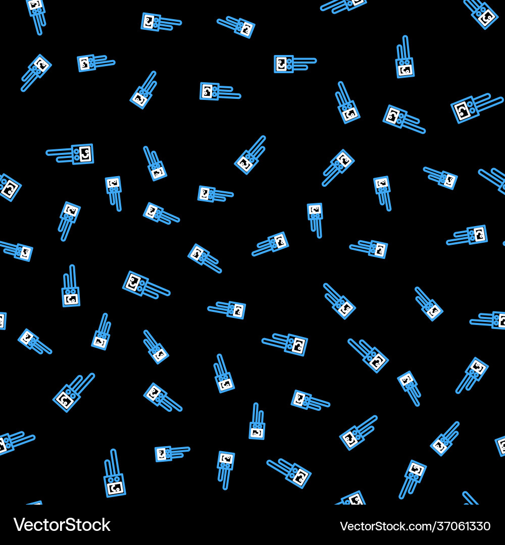 Line temperature and humidity sensor icon isolated Vector Image