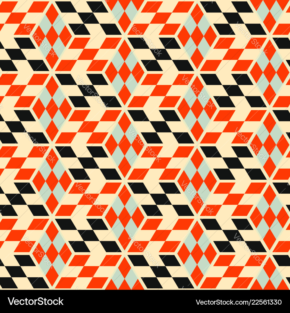 Seamless mosaic pattern geometric background Seamless mosaic pattern geometric background Vector Image