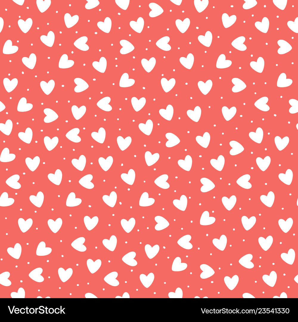 Seamless pattern with white hand-drawn simple Seamless pattern with white hand-drawn simple vector image