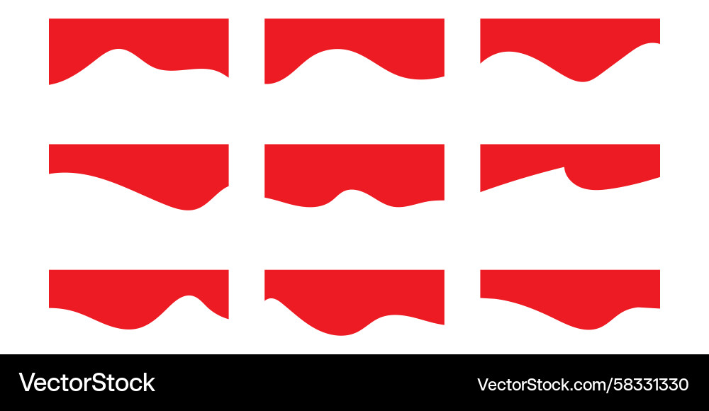 Separator & Divider Shapes Vector Image